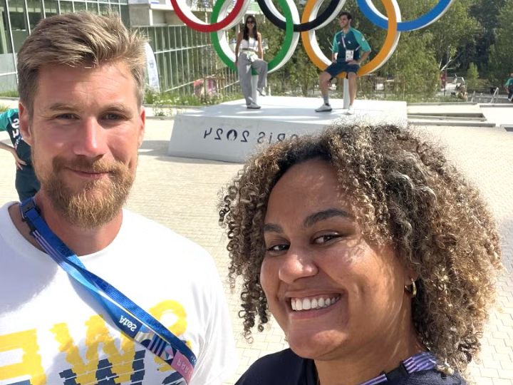 Mats Olsson with Vanessa Kamga
